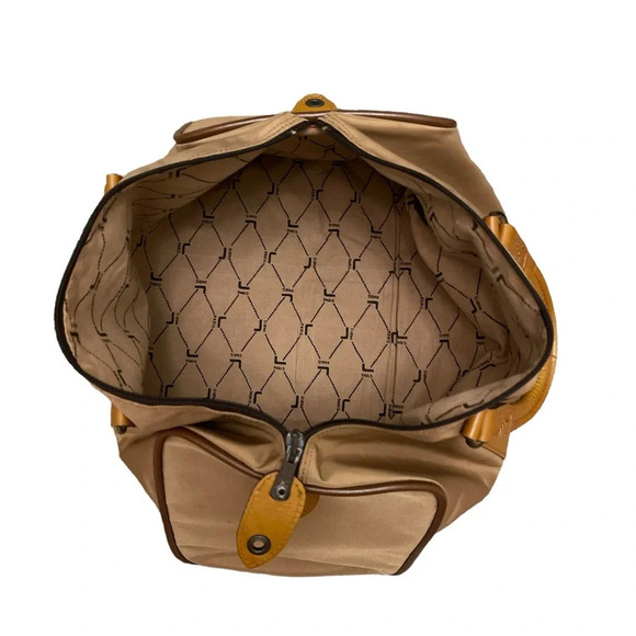 LANCEL Paris Nylon/Leather Boston Bag - Picture 4 of 9